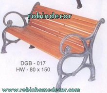 Cast Iron Door Park Bench