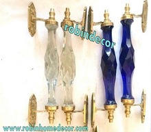 Glass Door Handle, For Cabinet, Drawer, Dresser, Color : Multi Color