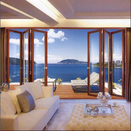 Aluminium Polished UPVC Sliding Folding Door, For Home, Hotel, Office, Restaurant, Feature : Crack Proof