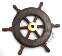 TMI Wood Ship Wheel, Style : Nautical