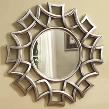 Bright Collection Metal Aluminium Mirror Wall Decor