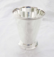 Brass Mint Julep Cup Silver Plated, Feature : Eco-Friendly