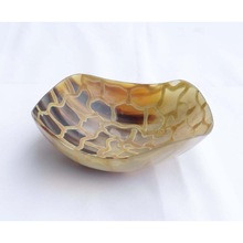 Buffalo Horn Decorative Bowl Cutting