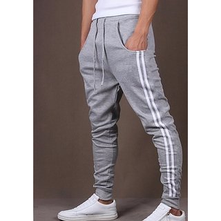 Plain Cotton Track Pant, Size : M