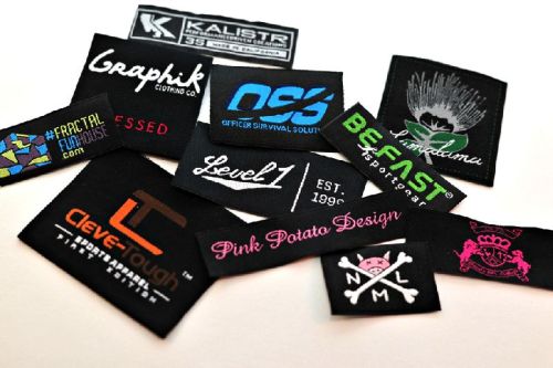 Laser Cut Woven Labels, Pattern : Plain, Printed