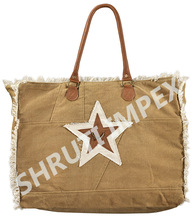 CANVAS TOTE SHOPPING BAG, Color : MULTI-COLOR