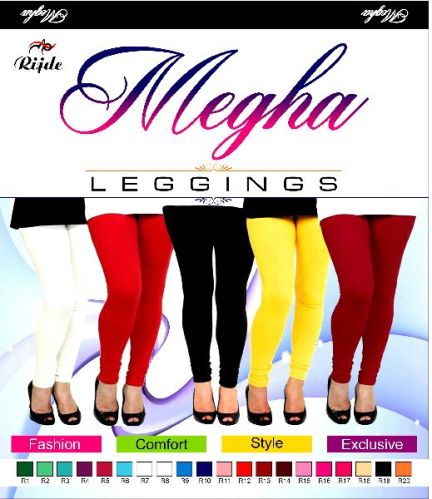 Rijde Plain Cotton Megha Leggings, Occasion : Casual Wear, Formal Wear