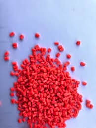 Plastic ABS Dark Red Granules