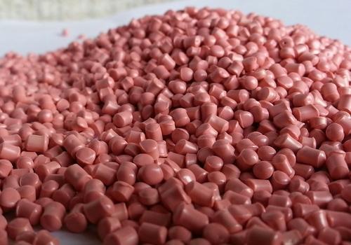 Plastic ABS Rose Pink Granules