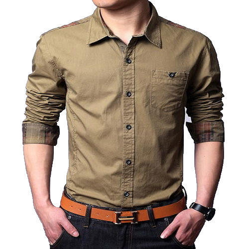 Linen Mens Full Sleeves Shirt, For Comfortable, Size : XL