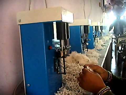 Semi Automatic Round Cotton Wicks Making Machine