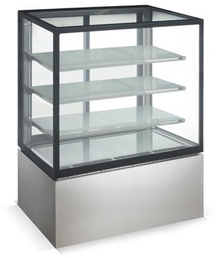 1.5m Floor Stainless Steel Standing 4 Layers Refrigerated Deli Case