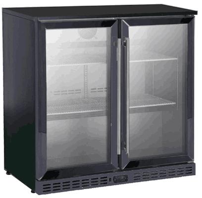PCM Double Hinged Door Bar Refrigerator