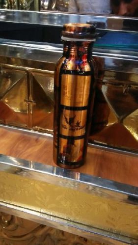 Printed Elegant Copper Bottle, Packaging Type : Plastic Box