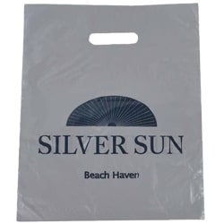 Printed D Cut Plastic Bags, For Grocery, Promotion, Shopping, Feature : Easy To Carry, Eco-Friendly