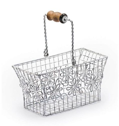 Metal Wire Basket, Color : Grey