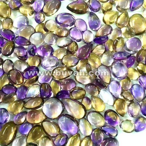 Ametrine Gemstone Cabochon