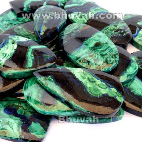 Azurite Malachite Cabochon Gemstone