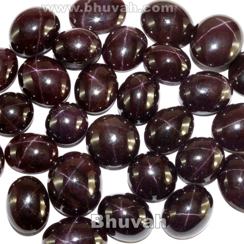 Star Garnet Cabochon Gemstone Stone