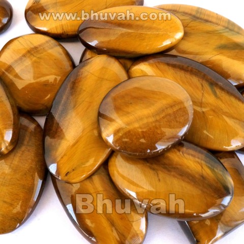 Tiger Eye Cabochon Gemstone Stone