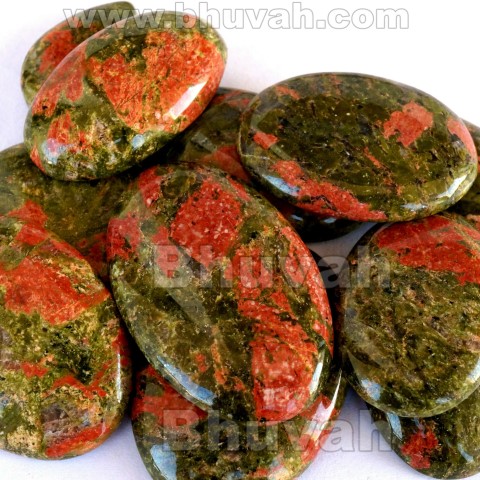 Unakite Cabochon Gemstone Stone