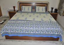 Block Print Bedsheets, Technics : Handmade