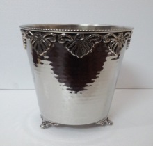 Metal Silver Ice Bucket, Size : Customized Size