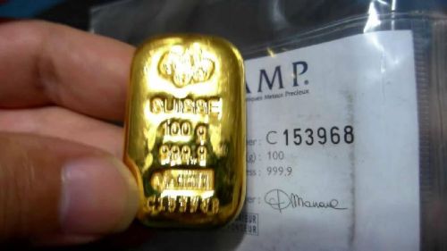 Gold Bullion Bars, Shape : Rectangular