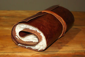 Rolled Leather Journal, For Durable, Eco Friendly, Fine Finished, Pattern : Plain