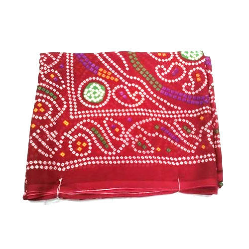 Checked Bandhani Sarees, Occasion : Casual Wear, Festival Wear