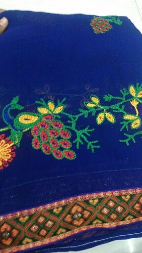 Printed Soft Chiffon Sarees, Technics : Attractive Pattern