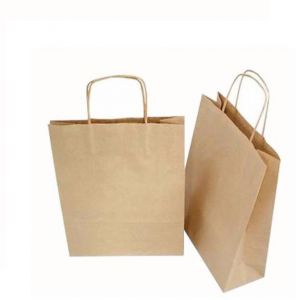 Disposable Paper Bag, For Shopping, Pattern : Plain