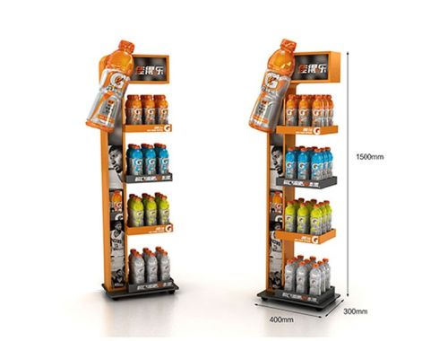 Customized Promotional Metal Floor Display Stand/ Dumpbin/ Standee