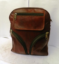 Venus Leatherware Genuine Leather Laptop Backpack Rucksack Bag