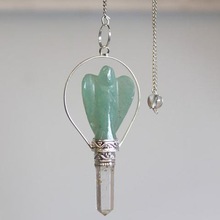 Www Sohaagate.com Gemstone Amazonite Angel Pendulums, For Dowsing