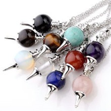 Www Sohaagate.com Gemstone Chakra Ball Pendulums