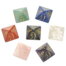 Www Sohaagate.com Gemstone Chakra Stone Reiki Pyramids, Style : Religious