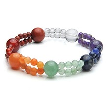 Gemstone Chakra Stones Stretchable Bracelet