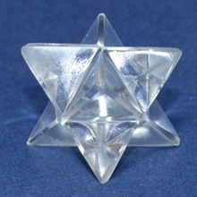 Crystal Quartz Merkaba Stars