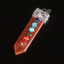 Red Jasper Flat Stick Chakra Pendants, For Meditation, Technique : Hand Made