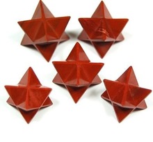 Red Jasper Merkaba Stars