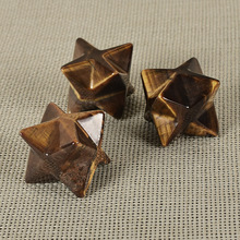 Www Sohaagate.com Tiger Eye Merkaba Stars, For Home Decoration Etc, Color : Yellow