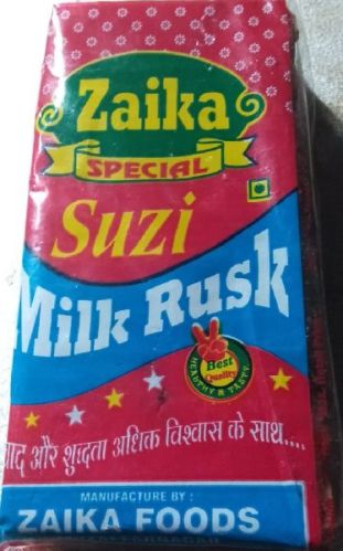 Zayka Crunchy Suji Rusk Toast, For Breakfast Use, Eating, Packaging Type : Plastic Packets