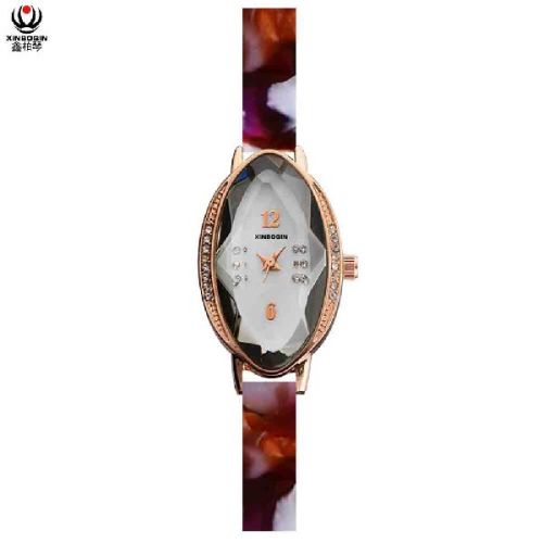 Alloy Casual Fashion Luxury Quartz Acetate Watch