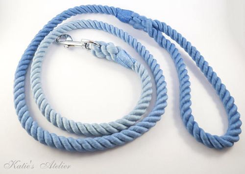 100% Cotton Blue Ombre PET Leads, Length : 3ft, 4ft, 6ft, 8ft, 5ft