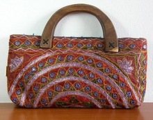 Cotton Fabric Ladies Fashion Passport Bags, Color : Khaki