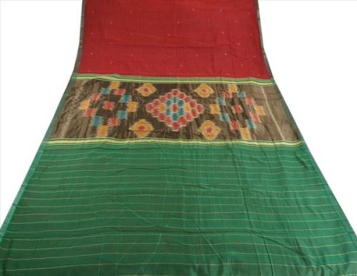 Patola Sari Fabric Pure Cotton