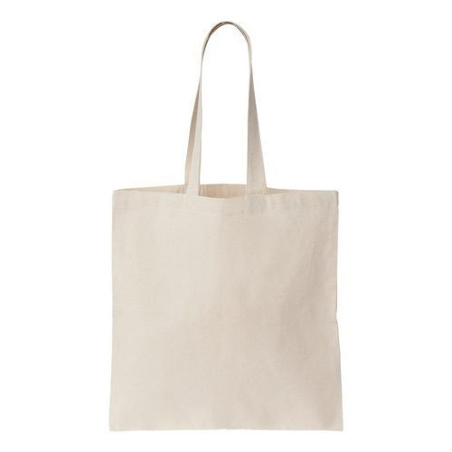 Plain Cotton Bag, For Shopping, Size : 23x25.5 Cm