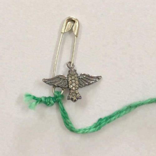 Flying Bird Natural Pave Diamond Charms