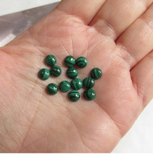 Green Malachite Round Smooth Cabochon, Feature : Handmade In India